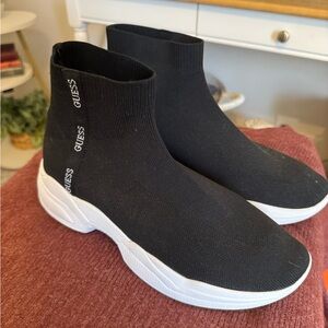 GUESS Black Slip-on Casual Shoes